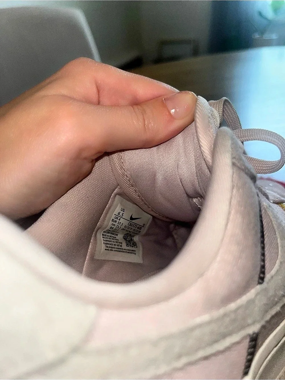 Nike Air Force 1 '07 Low LX Color Block Sneakers Pink & White